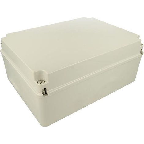 Em Distribution – Boîte de dérivation étanche IP67 310x230x130mm – Couvercle opaque à vis – Résistance chocs IK10 – Protection poussière et eau (1/2)