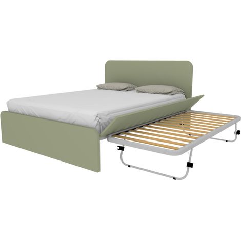 Letto matrimoniale 160x200 con rete estraibile e sollevabile - Salvia