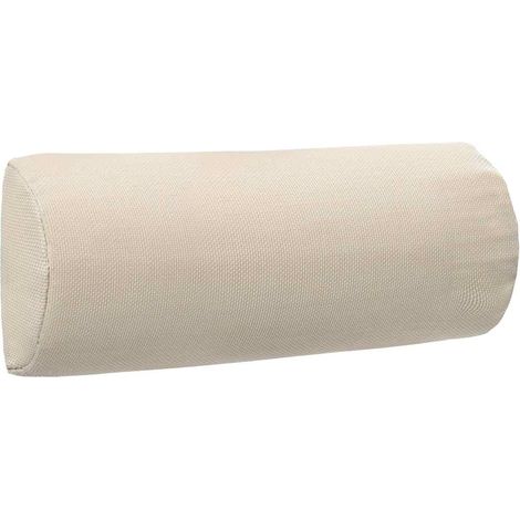 Kopfstütze für Liegestuhl Cremeweiß 40 x 7,5 x 15 cm Textilene