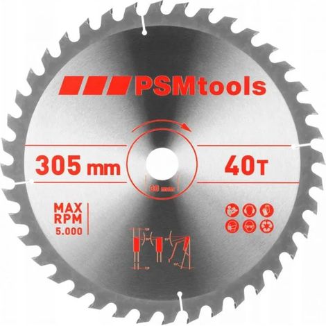 Lame circulaire cmt ps-pw305-2 305 mm 24 40 dents carbure