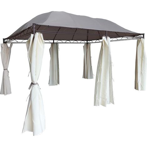 GAZEBO BARBADOS IN ACCIAIO 3X4 METRI (1/2)