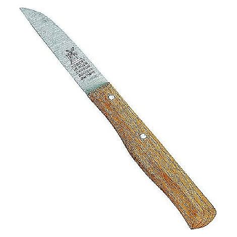 Gemüsemesser 65 mm Buche Griff Buchenholz, geriffelte Klinge (1/3)