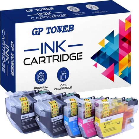5x Tinte für Brother GP-B3219XL CMYKK GP (1/5)