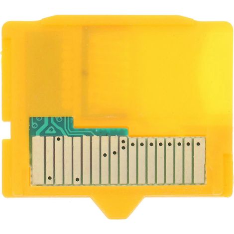 Adaptateur d'insertion MASD-1 pour appareil photo TF vers XD pour microSD / microSDHC (jaune)-Yellow
