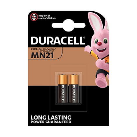 PILA SPECIALISTICA MN21 DURACELL - ALCALINA VOLT 12 CF=PZ 2- 10 confezioni