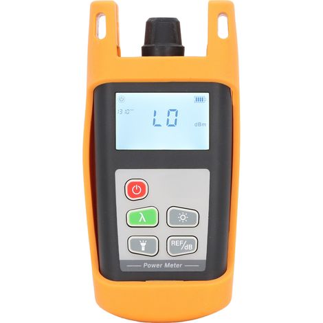 Testeur d'atténuation lumineuse fibre optique professionnel haute précision -70 à +6 dBm, mini compteur de puissance optique pour travaux d'ingénierie (1/5)