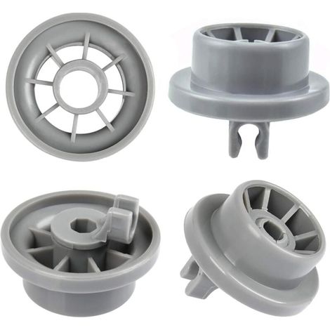 Lot de 4 Roulettes de Lave-vaisselle pour Panier Inférieur, Roues de Lave-vaisselle pour Siemens, Bosch 165314 (1/3)