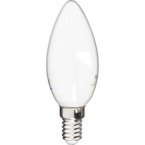 Ampoule LED à effet flamme mate, culot E14, 7 W (équivalent 75 W), 1055 lm, lumière blanche neutre – idéale pour ambiance chaleureuse et décoration intérieure (1/5)