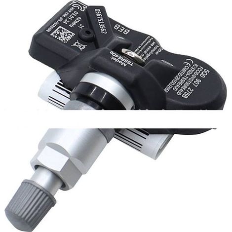 Adatto per sensore di pressione pneumatici 5Q0907275B Volkswagen Audi Porsche Bentley sistema di monitoraggio della pressione pneumatici (TPMS) 4 pezzi (1/2)