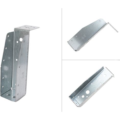 Sabot aile intérieure avec lèvre galvanisé pour poutres de 4.5 x 17 cm - Par pièce (1/4)