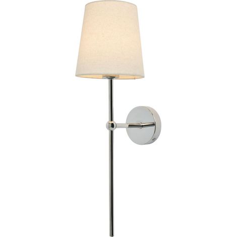 Litecraft Renata Chrome Touch Sensitive Rechargeable Wall Light 2 Watt Integrated LED