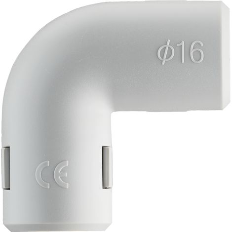 DEBFLEX - COUDE EQUERRE Ø16 MM GRIS SACHET DE 2 - 429244 (1/4)