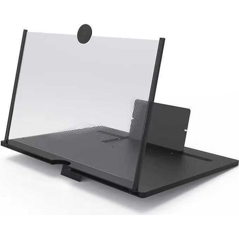 Loupe d'écran pour mobile, noire (10 pouces)