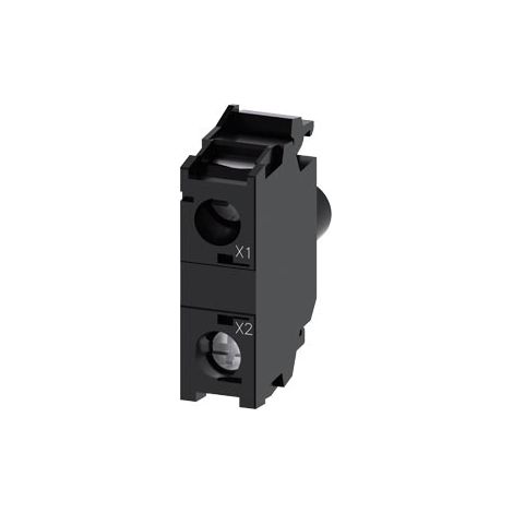 Modulo LED con LED integrato 110 V AC, giallo, morsetto a vite, per montaggio su piastra frontale