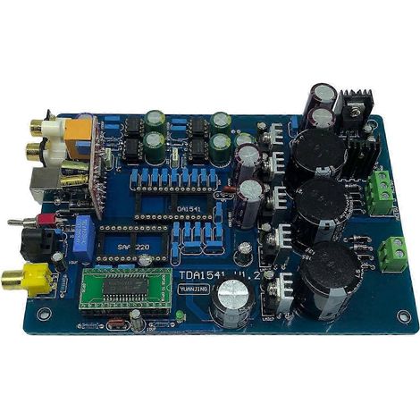 Carte décodeur coaxiale à fibre optique CYJ-TDA1541 (USB inclus, circuits intégrés TDA1541 et SAA7220 non inclus) WHBYV (1/4)