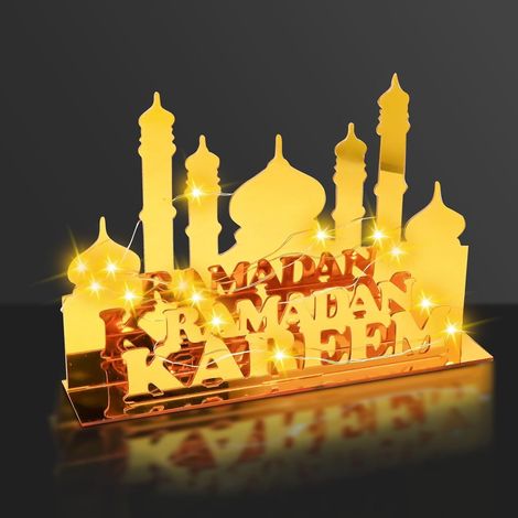 Acrylique Eid Mubarak Décoration, Ramadan Decoration LED (1/5)