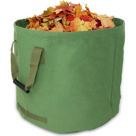 Garden Waste Bag 125 L Tear-Proof Very Stable Linen Fabric Garden Bag (1/5)