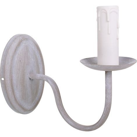 Aplique de pared gris 22,5x9,5x19 (1/5)