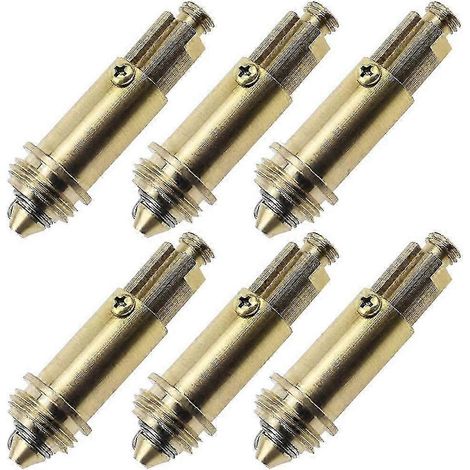 Lot de 6 bouchons de rechange pour évier de cuisine ou de salle de bain, avec système clic-clac et ressort en laiton. (1/5)