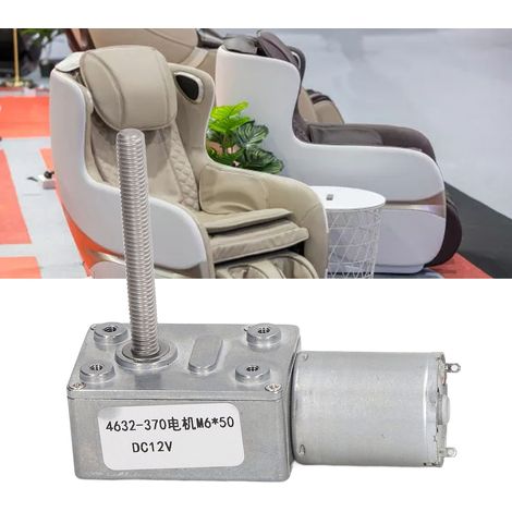 Moteur à engrenages CC 4632-370, 12 V CC, filetage de l'arbre de tête M650 mm, 23 tr/min (1/5)