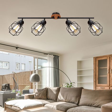 Faretto Lampada da soffitto Striscia luminosa griglia mobile Lampada da soggiorno H 240cm