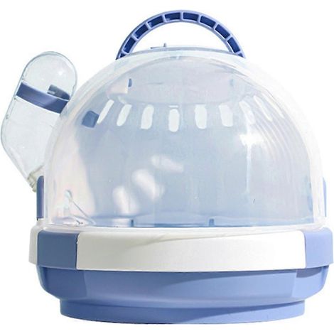 Petite cage de transport respirante et transparente, étui de transport portable pour hamster, boîte de rangement pour petits animaux (1/5)