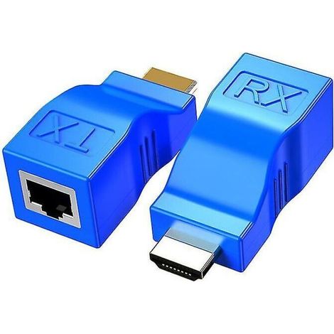 Extendeur Hdmi, émetteur d'amplificateur de signal Hdmi vers Rj45, distance de transmission de 30 mètres (1/3)