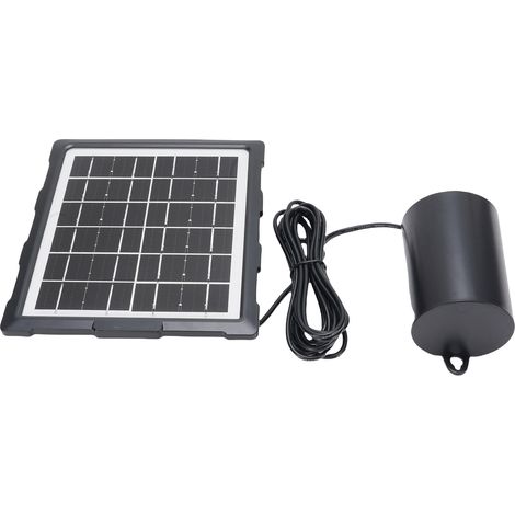Bomba de oxígeno solar para acuarios con 3 modos de funcionamiento, 60 horas de autonomía, carcasa de ABS, grado de protección IP65, para fuentes y estanques. (1/5)