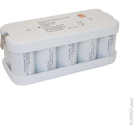 Packs de batteries D rechargeables RS PRO 6V NiCd 8Ah D x 10 ( Prix pour 1 )