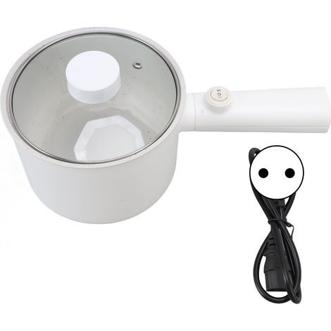 Casserole Électrique 1,8L Multifonction - Friture, Cuisson à la Vapeur et Ébullition - Grande Capacité - Prise UE 220V