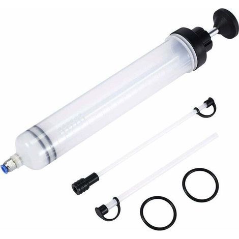 Ölspritze, Ölsaugspritze – 500-cm³-Transferpumpe, Ölsaugpumpe, Getriebeölabsauggerät, Bremsflüssigkeits- und Frostschutzmittel-Transferwerkzeug mit (1/4)