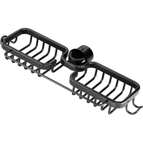 Abtropfkorb aus Aluminium, vielseitig, rostfrei, für Spülbecken, als Halter und Schwammhalter für die Küche (1/5)