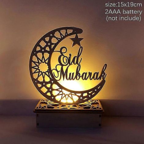 Dekorationsartikel für das muslimische Ramadan-Fest 2023: LED-Windlaternen-Anhänger, Eid Mubarak-Lichterkette, Ramadan-Dekoration für Zuhause-ornament-15