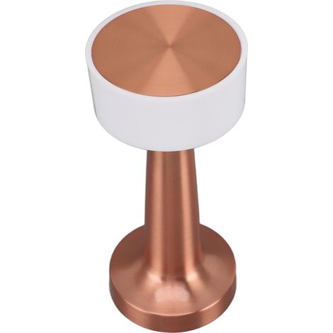 Lampe de table sans fil, 3 modes de couleur, commande tactile, intensité variable, batterie 1800 mAh rechargeable par USB, lampe de lecture idéale pour la chambre ou le bureau, couleur or rose. (1/5)