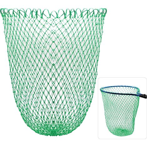 1 Épuisette de pêche pliable sans manche, filet nylon durable, portable ultra-léger, eau douce et salée (1/5)