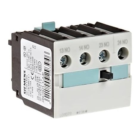 Siemens 3RH1921-1LA20 Auxiliary contact 2 contacts 2N/O Front mounting Sirius Classic