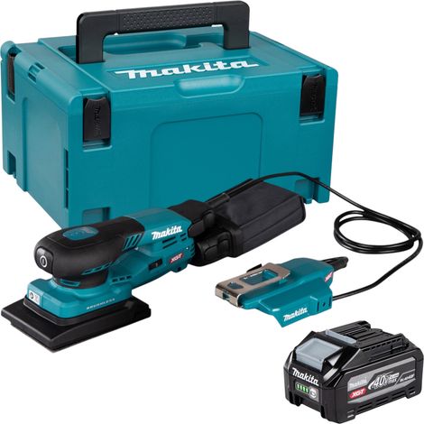 Makita BO 005 CGZ Lijadora orbital sin cable 40 V máx. 80 x 130 mm 3,0 mm carrera Sin escobillas Solo - sin batería, sin cargador (1/5)