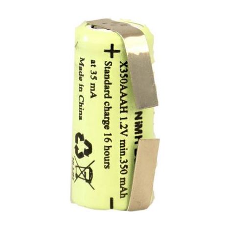 XCell X1/2AAAH-350-LFU Pile rechargeable spéciale 1/2 LR3 (AAA) cosses à souder en U NiMH 1.2 V 350 mAh 1 pc(s) Q086292 (1/3)