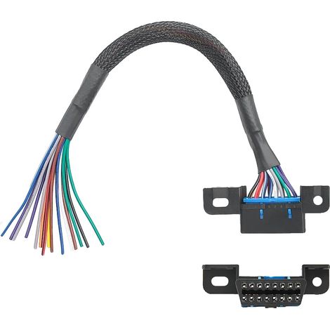 Câble OBD-II, extension femelle 16 broches, connecteur de diagnostic durable, Câble OBD2 (1/2)