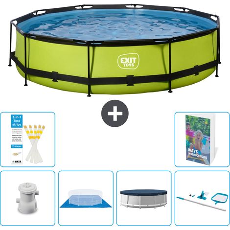 Exit Pool Rund - 360x76 cm - 7-teilig S225