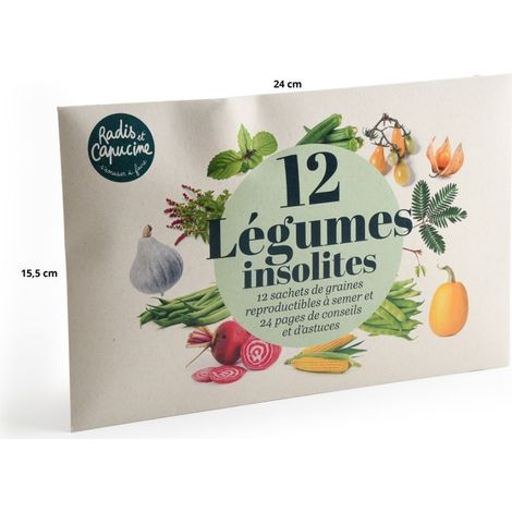 Enveloppe 12 sachets - Légumes insolites à semer (1/7)