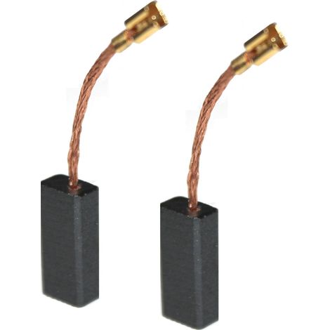 Balais De Charbon - 2 Pièces - Pour Meuleuse D'angle AEG - Haute Résistance - Compatible WS 125 WS 600 (1/2)