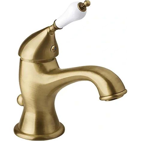 Robinet de lavabo rétro en bronze