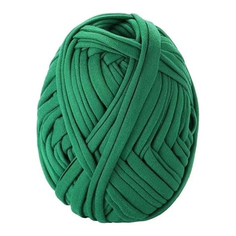 Hilo de trapillo verde de jardín para plantas, hilo de camiseta para ganchillo (1/5)