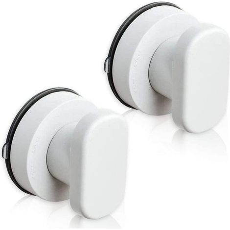 2 poignées de porte à ventouse puissante, fixation sans perçage, pour tiroirs et placards (1/2)