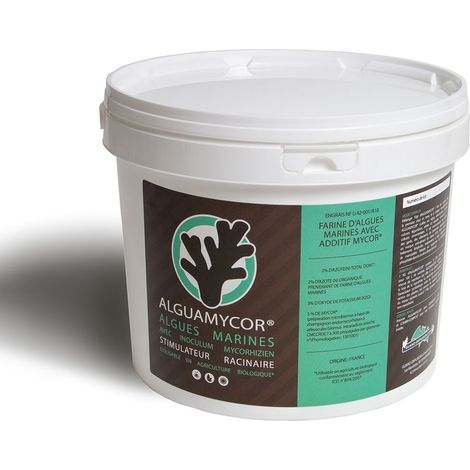 Booster racinaire ALGUAMYCOR en seau de 2 kilos - Guano Diffusion (1/2)