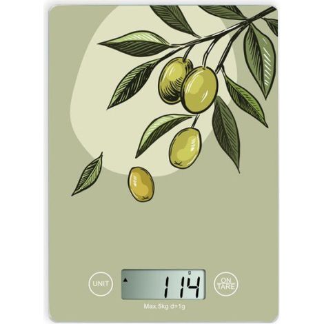 Balance de cuisine électronique - LIVOO - DOM451OL - Plateau en verre - 5 kg - Tactile (1/4)
