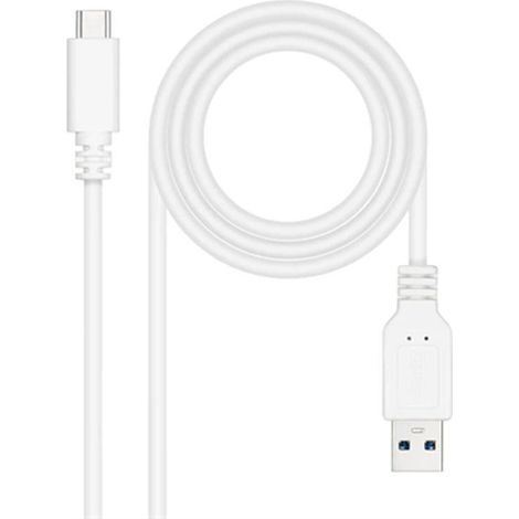 Cavo da USB-C a USB NANOCABLE 10.01.4002-W Bianco 2 m (1/4)