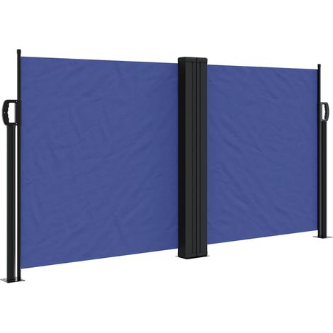 Auvent latéral rétractable bleu 120x1200 cm (1/5)