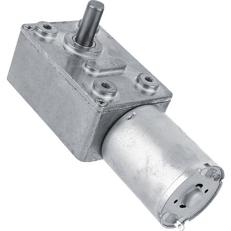 Reversibler Schneckengetriebemotor mit hohem Drehmoment, 12 V Gleichstrom, Untersetzungsmotor (6 U/min) (1/5)